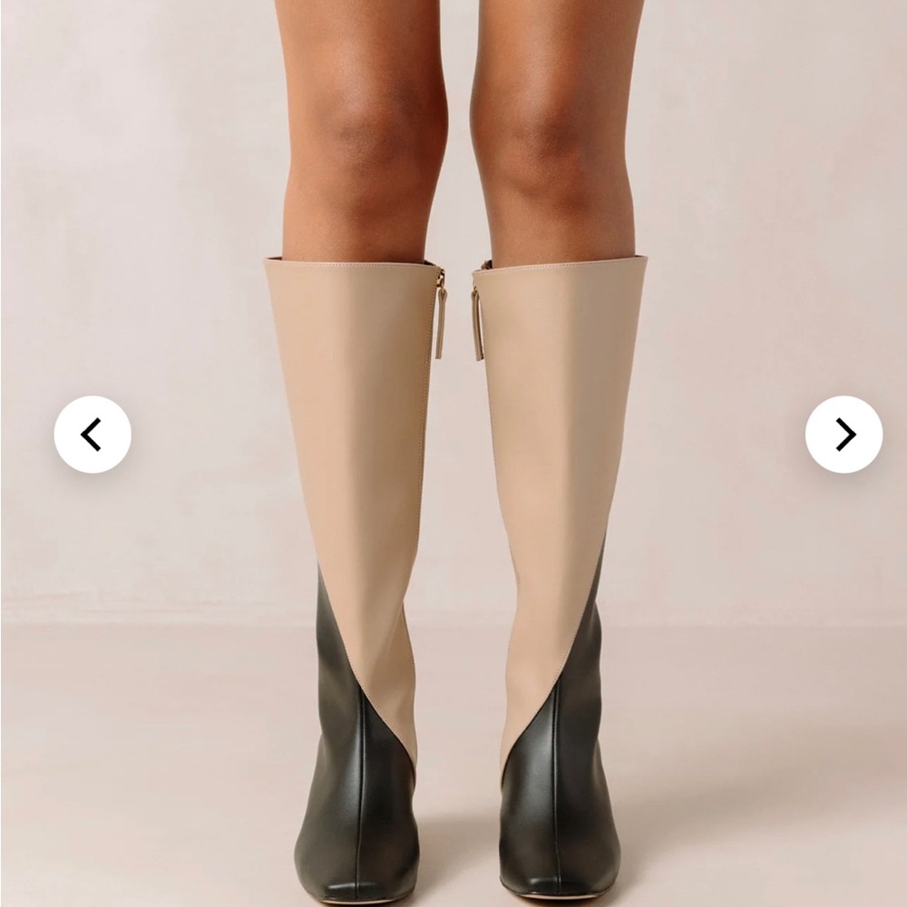 Alohas Knee High Vegan Leather Boots size 40/9 - Picture 2 of 5